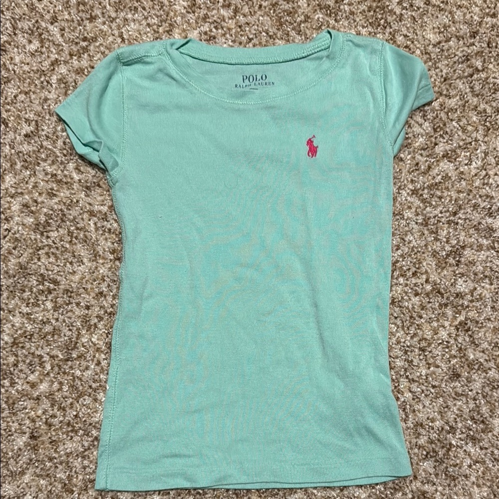 Polo by Ralph Lauren Kids Mint Green Tee